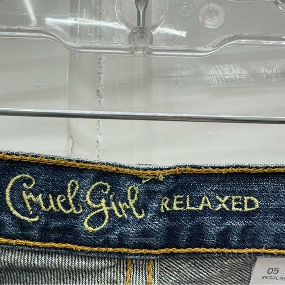 Cruel Girl relaxed boot cut western denim jeans women's 5 regular - Picture 5 of 6